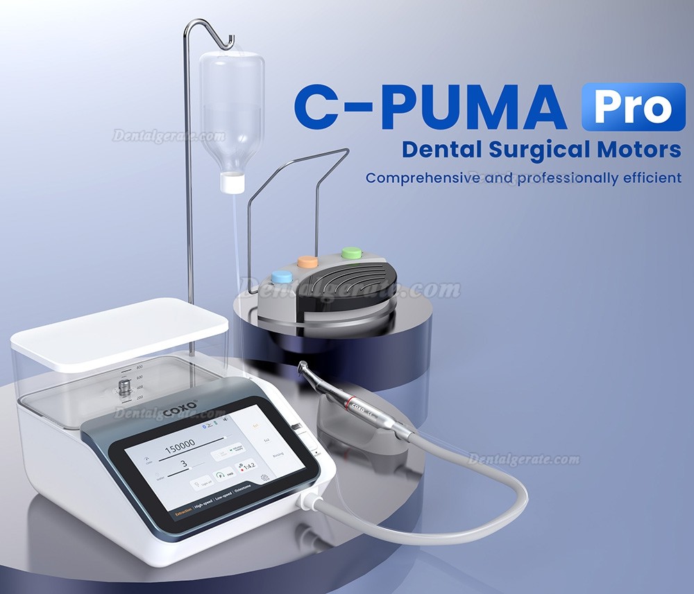 COXO C-Puma PRO Zahn&auml;rztlicher Elektrischer B&uuml;rstenloser Mikromotor mit Durchflussregulierungsfunktion